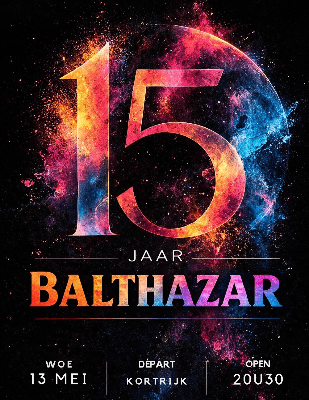 15 Jaar Balthazar - Affiche